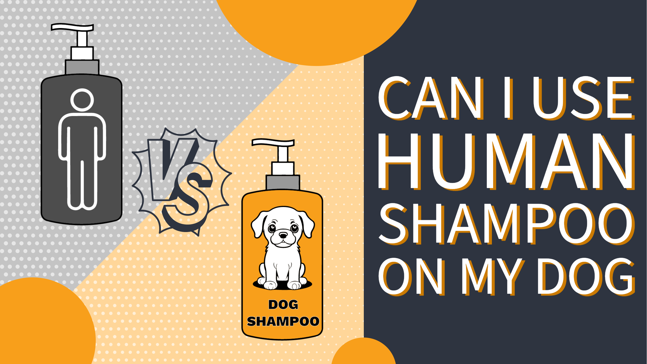 Difference between dog shampoo and human shampoo hotsell