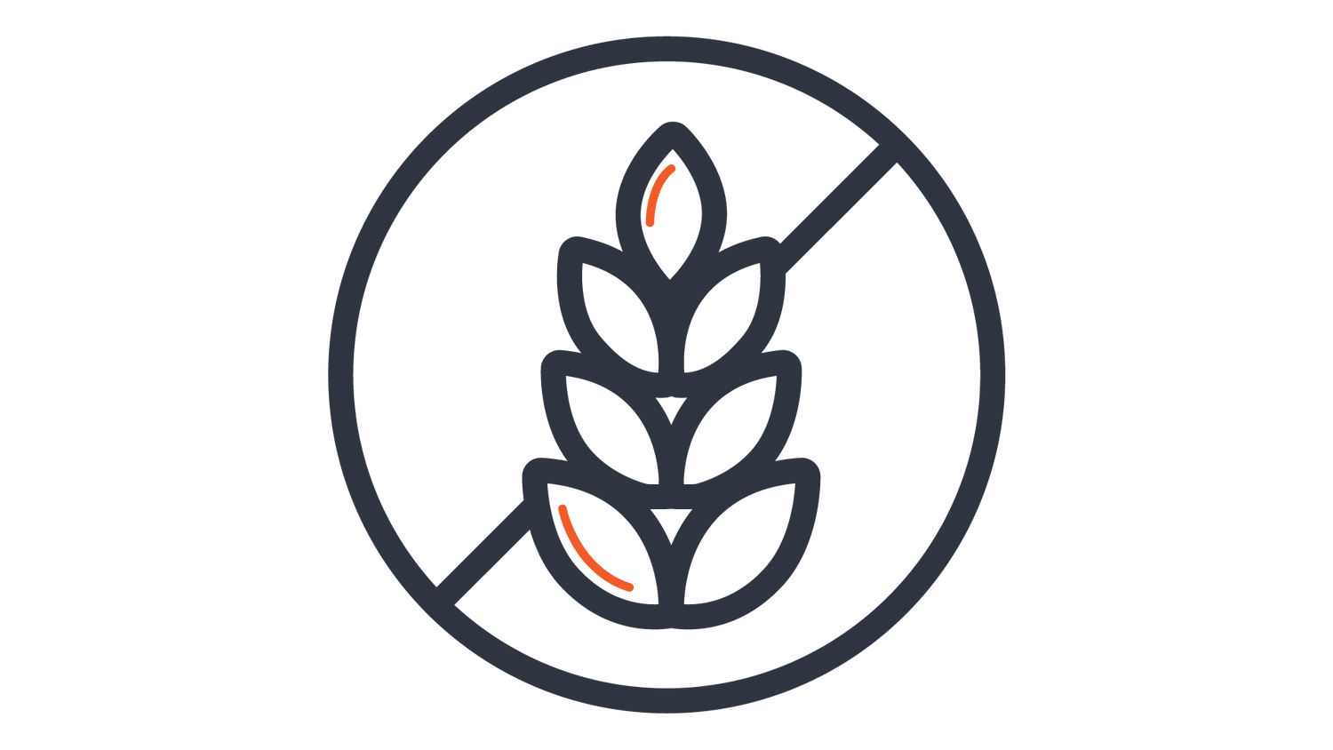 An icon of crossed-out grain crop